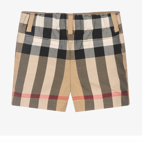 Kids Boys Burberry Beige Vintage Check Shorts 2Y - Picture 2 of 11